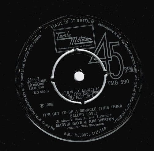 MARVIN GAYE AND KIM WESTON It Takes Two Vinyl Record 7 Inch Tamla