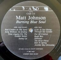 MATT JOHNSON Burning Blue Soul Vinyl Record LP 4AD 1981