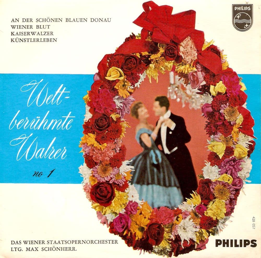 MAX GUNTHER Weltberuhmte Walzer Vol. 1 EP Vinyl Record 7 Inch Dutch Philips 1967