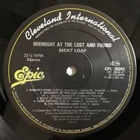 MEAT LOAF Midnight At The Lost And Found Vinyl Record LP Cleveland International 1983