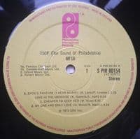 MFSB TSOP (The Sound Of Philadelphia) Vinyl Record LP Philadelphia 1973