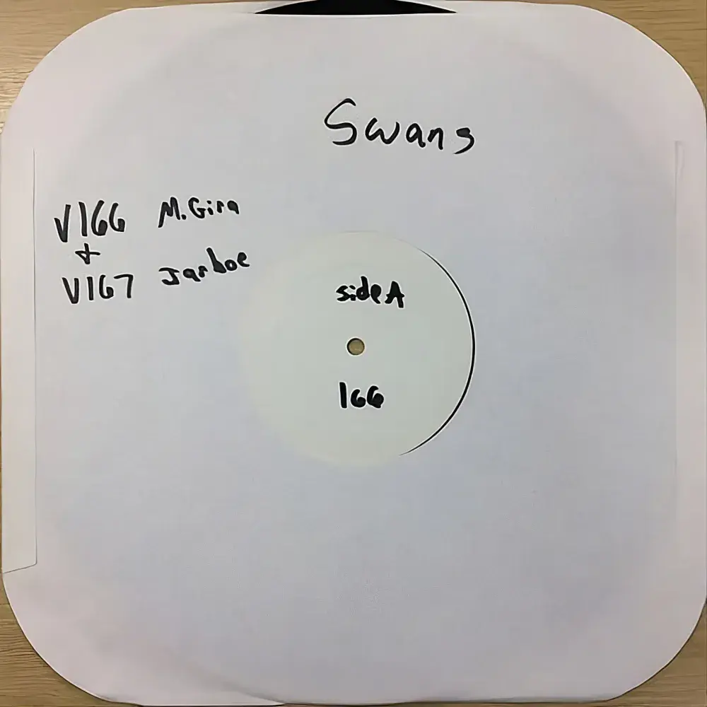 MICHAEL GIRA / JARBOE Drainland / Sacrificial Cake Vinyl Record LP 1995 White Label Test Pressing