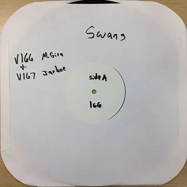 MICHAEL GIRA / JARBOE Drainland / Sacrificial Cake Vinyl Record LP 1995 White Label Test Pressing