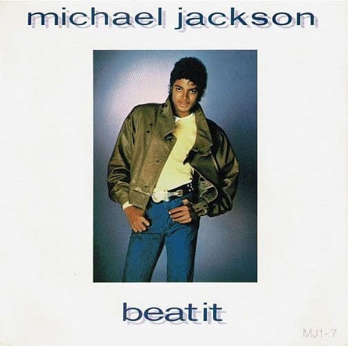 MICHAEL JACKSON Beat It Vinyl Record 7 Inch Epic 1983 Red Vinyl Ltd Edition Picture Sleeve MJ 1/7