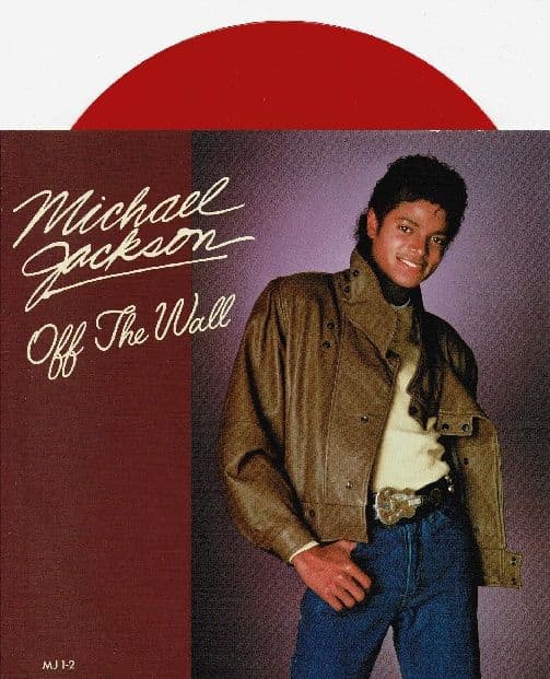 MICHAEL JACKSON Off The Wall Vinyl Record 7 Inch Epic 1983 Red