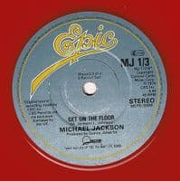 MICHAEL JACKSON Rock With You Vinyl Record 7 Inch Epic 1983 Red Vinyl