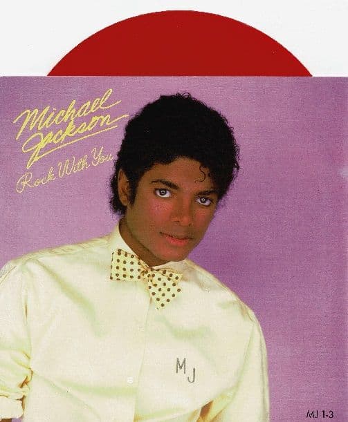 MICHAEL JACKSON Rock With You Vinyl Record 7 Inch Epic 1983 Red