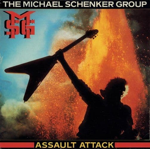 MICHAEL SCHENKER GROUP Assault Attack Vinyl Record LP Chrysalis 1982