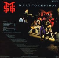 MICHAEL SCHENKER GROUP Built To Destroy Vinyl Record LP Chrysalis 1983