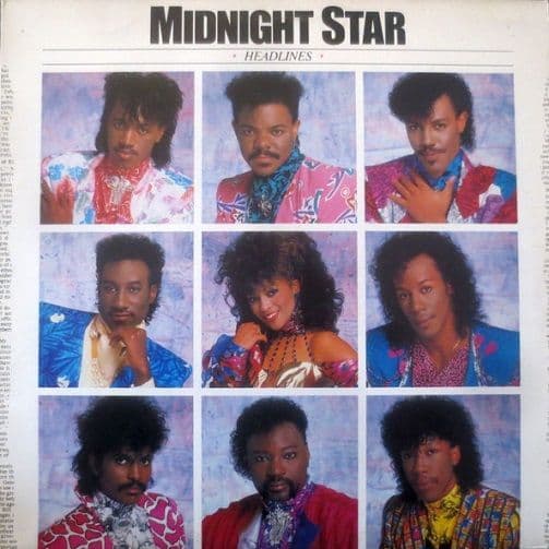 MIDNIGHT STAR Headlines Vinyl Record LP MCA 1986