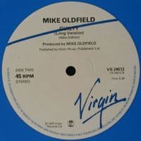 MIKE OLDFIELD Guilty Vinyl Record 12 Inch Virgin 1979 Blue Vinyl