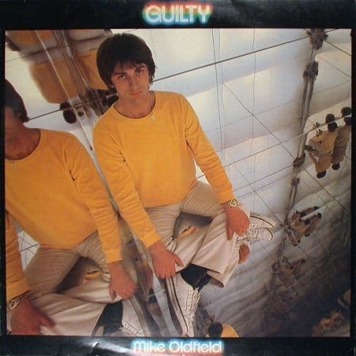 MIKE OLDFIELD Guilty Vinyl Record 12 Inch Virgin 1979 Blue Vinyl