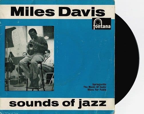 MILES DAVIS Sounds Of Jazz EP Vinyl Record 7 Inch Fontana 1957