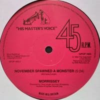 MORRISSEY November Spawned A Monster Vinyl Record 12 Inch HMV 1990