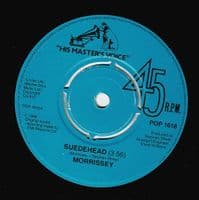 MORRISSEY Suedehead Vinyl Record 7 Inch HMV 1988 POP 1618 1st Pressing Single 45rpm Picture Sleeve