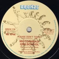 MOTORHEAD / GIRLSHCOOL St. Valentine's Day Massacre Vinyl Record 10 Inch Bronze 1981