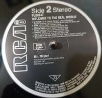 MR. MISTER Welcome To The Real World Vinyl Record LP RCA 1985