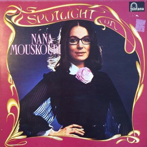 NANA MOUSKOURI Spotlight On Nana Mouskouri Vinyl Record LP Fontana 1973