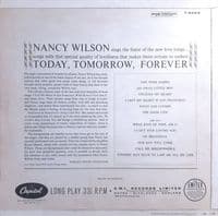 NANCY WILSON Today, Tomorrow, Forever Vinyl Record LP Capitol 1964