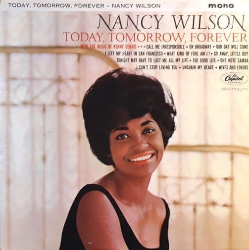 NANCY WILSON Today, Tomorrow, Forever Vinyl Record LP Capitol 1964