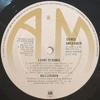 NILS LOFGREN I Came To Dance Vinyl Record LP A&M 1977