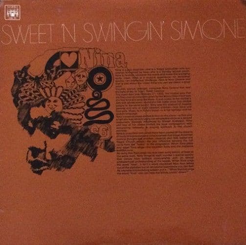NINA SIMONE Sweet 'N Swingin' Simone Vinyl Record LP Marble Arch 1967