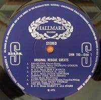 Original Reggae Greats Vinyl Record LP Hallmark 1972