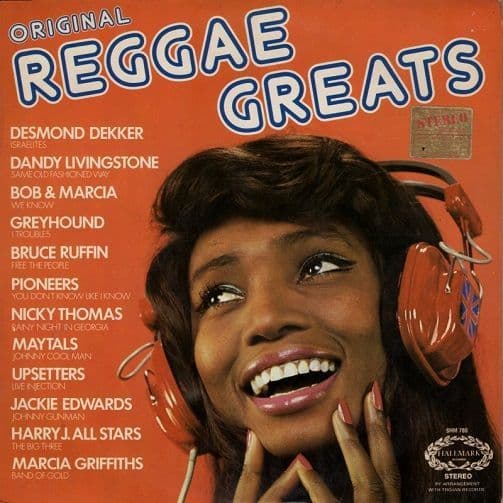 Original Reggae Greats Vinyl Record LP Hallmark 1972