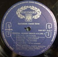Original Reggae Greats Vol. 2 Vinyl Record LP US Hallmark 1974
