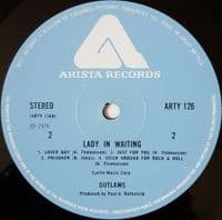 OUTLAWS Lady In Waiting Vinyl Record LP Arista 1976