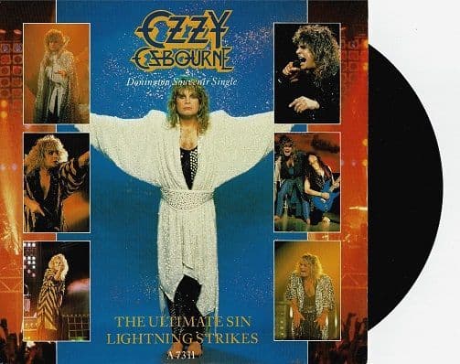 OZZY OSBOURNE The Ultimate Sin Vinyl Record 7 Inch Epic 1986