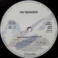 PAT BENATAR Wide Awake In Dreamland Vinyl Record LP Chrysalis 1988