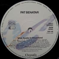 PAT BENATAR Wide Awake In Dreamland Vinyl Record LP Chrysalis 1988