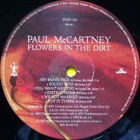 PAUL McCARTNEY Flowers In The Dirt Vinyl Record LP Parlophone 1989