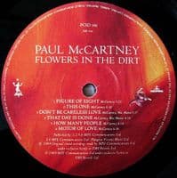PAUL McCARTNEY Flowers In The Dirt Vinyl Record LP Parlophone 1989