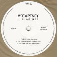 PAUL McCARTNEY McCartney III Imagined Vinyl Record LP Capitol 2021 Gold Vinyl