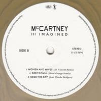 PAUL McCARTNEY McCartney III Imagined Vinyl Record LP Capitol 2021 Gold Vinyl