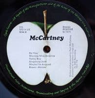 PAUL McCARTNEY McCartney Vinyl Record LP Apple 1970
