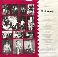 PAUL YOUNG No Parlez Vinyl Record LP CBS 1983.