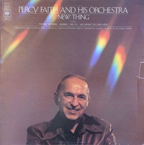 PERCY FAITH AND HIS ORCHESTRA New Thing Vinyl Record LP CBS 1974