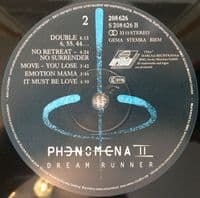 PHENOMENA II Dream Runner Vinyl Record LP Ariola 1987