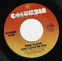 PINK FLOYD Run Like Hell Vinyl Record 7 Inch US Columbia 1980 Demo Pressing 1-11265 Promo Single 45