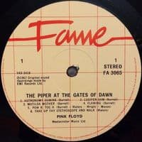 PINK FLOYD The Piper At The Gates Of Dawn Vinyl Record LP Fame