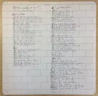 PINK FLOYD The Wall Vinyl Record 2 LP Harvest 1979 Original UK 1st Pressing A-6U/B-3U/A-1U/B-5U