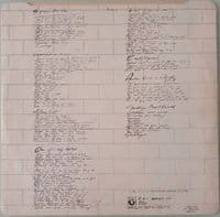 PINK FLOYD The Wall Vinyl Record LP Harvest 1979...