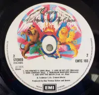 QUEEN A Night At The Opera Vinyl Record LP EMI 1975 Original UK 1st Pressing Pic Sleeve -2 BLAIR'S