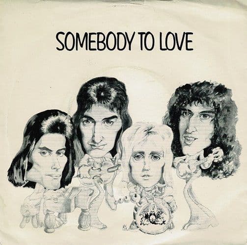 QUEEN Somebody To Love Vinyl Record 7 Inch EMI 1976