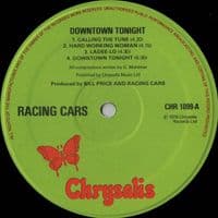 RACING CARS Downtown Tonight Vinyl Record LP Chrysalis 1976