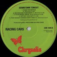 RACING CARS Downtown Tonight Vinyl Record LP Chrysalis 1976