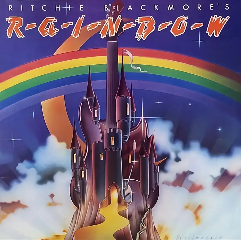 RAINBOW Ritchie Blackmore's Rainbow Vinyl Record LP Oyster 1975 UK 1st Press A1/B1 KENDUN
